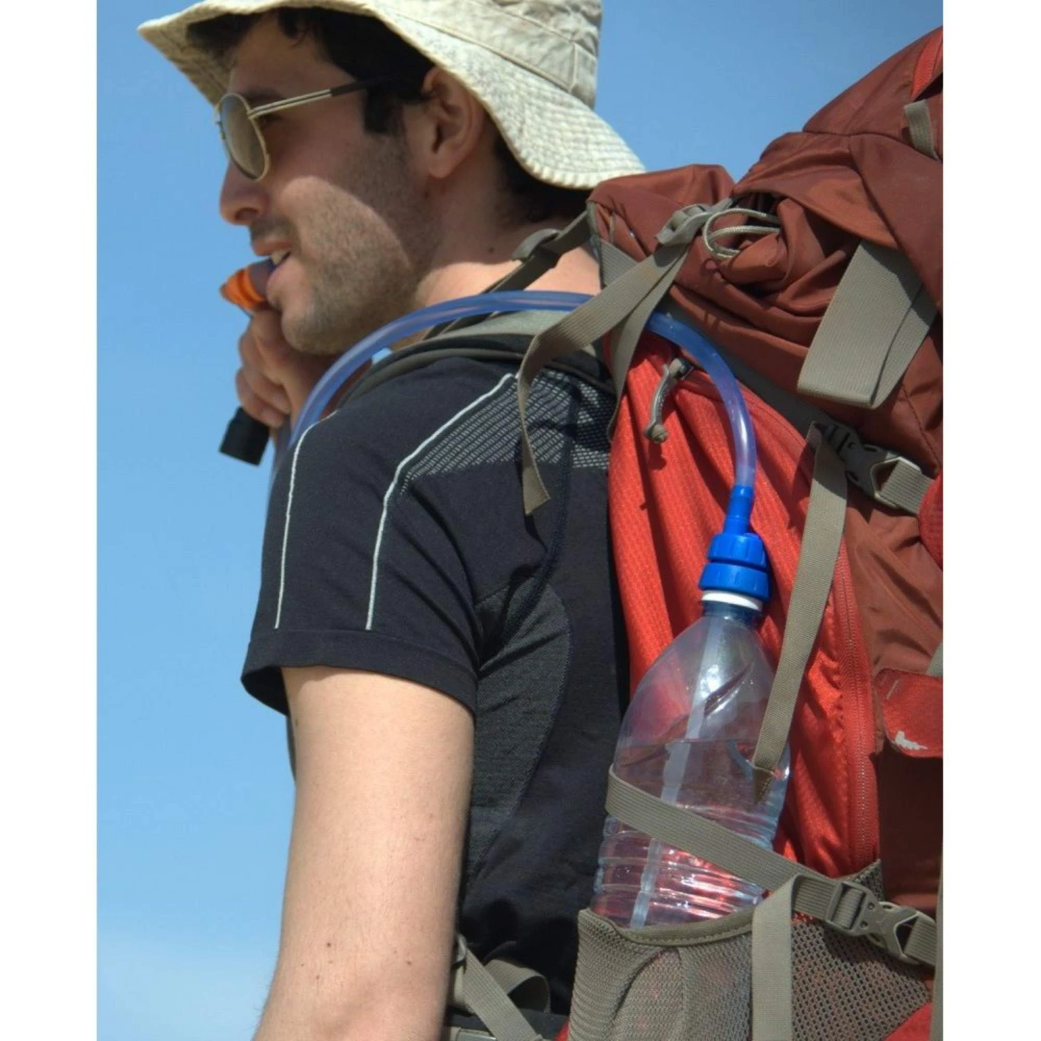 Source CONVERTUBE SNEP-SIGG (LAKEN)/NALGENE/EVIAN/S.PET Unisex - Trinksystem – Bild 3