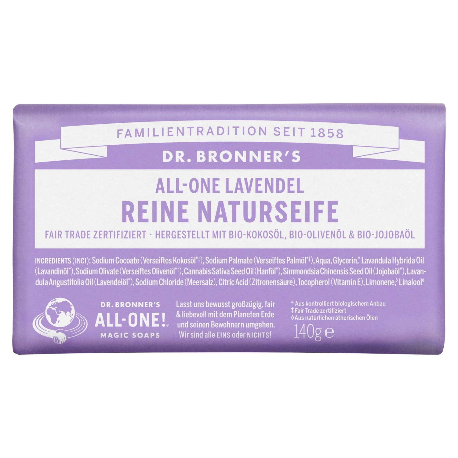 Dr. Bronner's REINE NATURSEIFE (STÜCKSEIFE) - Outdoor Seife
