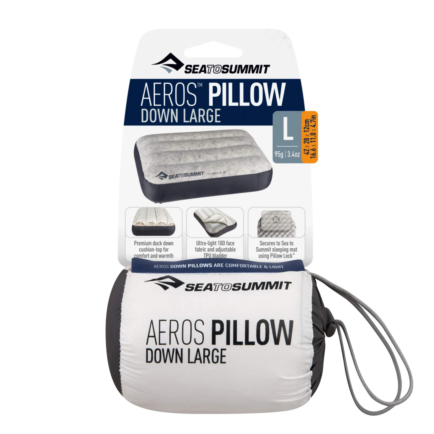 Sea To Summit AEROS DOWN PILLOW LARGE - Kissen – Bild 3